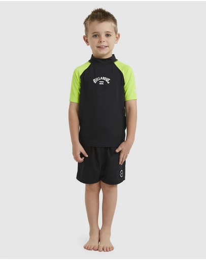 Billabong Kids - Boys 0 to 7 All Day Arch Rash Vest