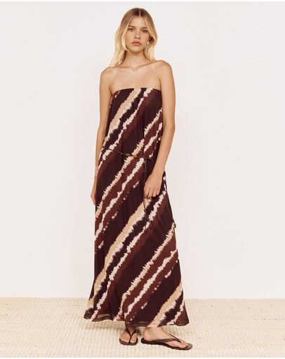 Chocolate Blurry Stripe