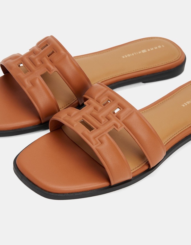 Tommy Hilfiger - Logo Strap Mules - Women's