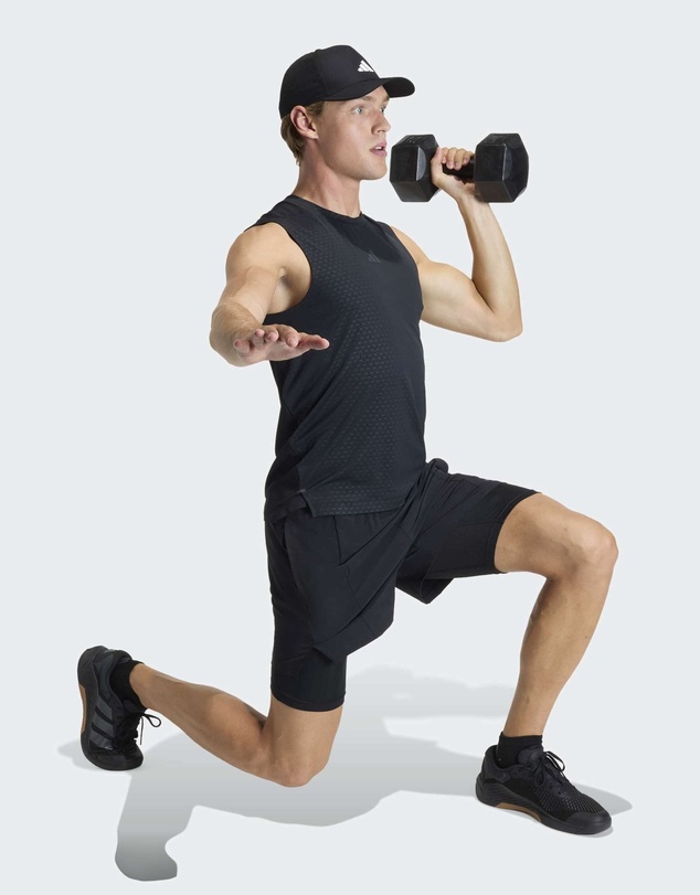 adidas Performance - D4T WORKOUT 2IN1 SHORTS Mens