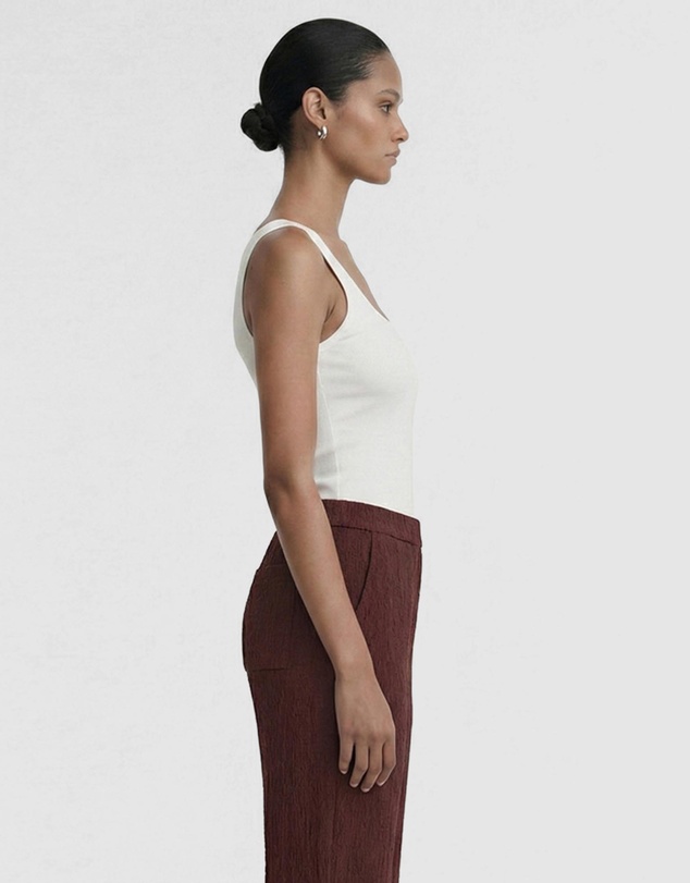 Staple the Label - Loam Square Neck Tank