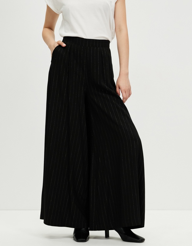 The Social Outfit - Moonlight Stripe Palazzo Pants