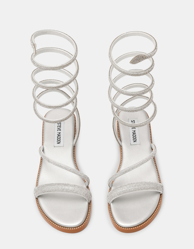 Steve Madden - Blitzzi Silver Sandals