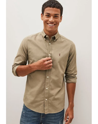NEXT - Long Sleeve Oxford Shirt-Slim Fit