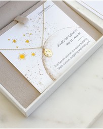 Luna Rae - Solid Gold - Stars of Gemini Diamond Necklace