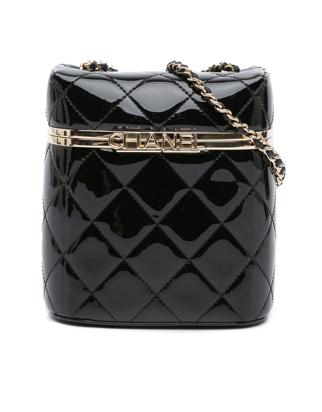 Pre-Loved by Azura Reborn - Pre-Loved Chanel Patent Leather Quilted Vanity Case