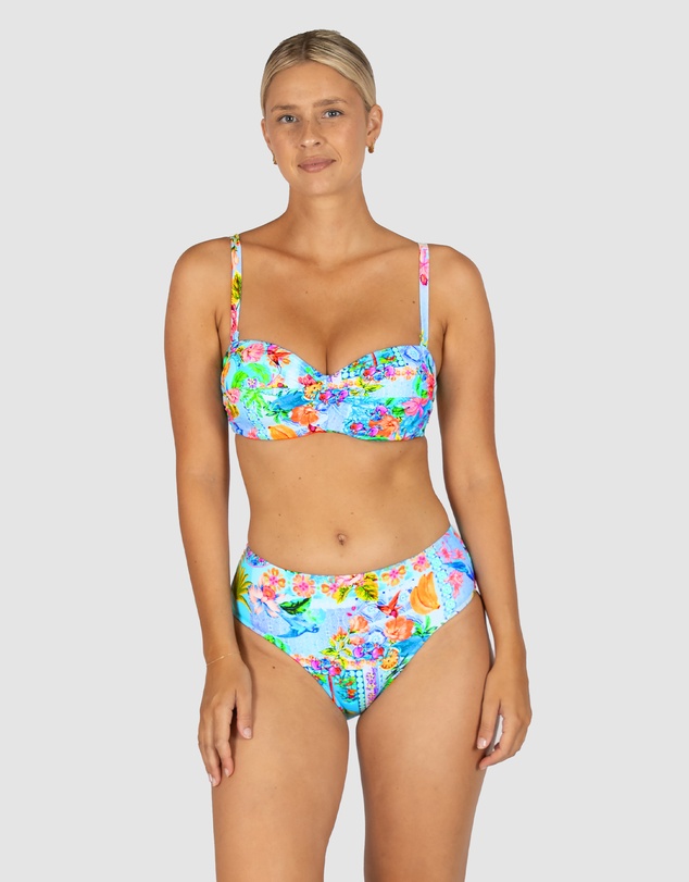Baku Swimwear - Sardinia D-DD Cup Twist Bandeau Bikini Bra Top