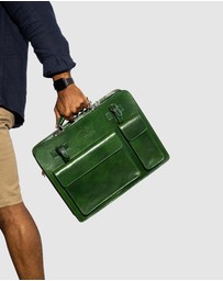 Republic of Florence - Munich Green Briefcase