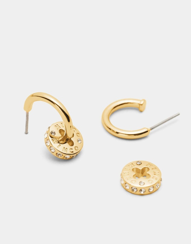 MIMCO - Signatura Charm Hoop Earrings
