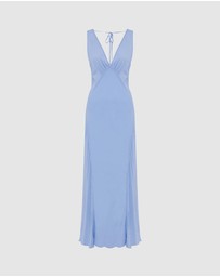 Shona Joy - Korine Plunged Maxi Dress