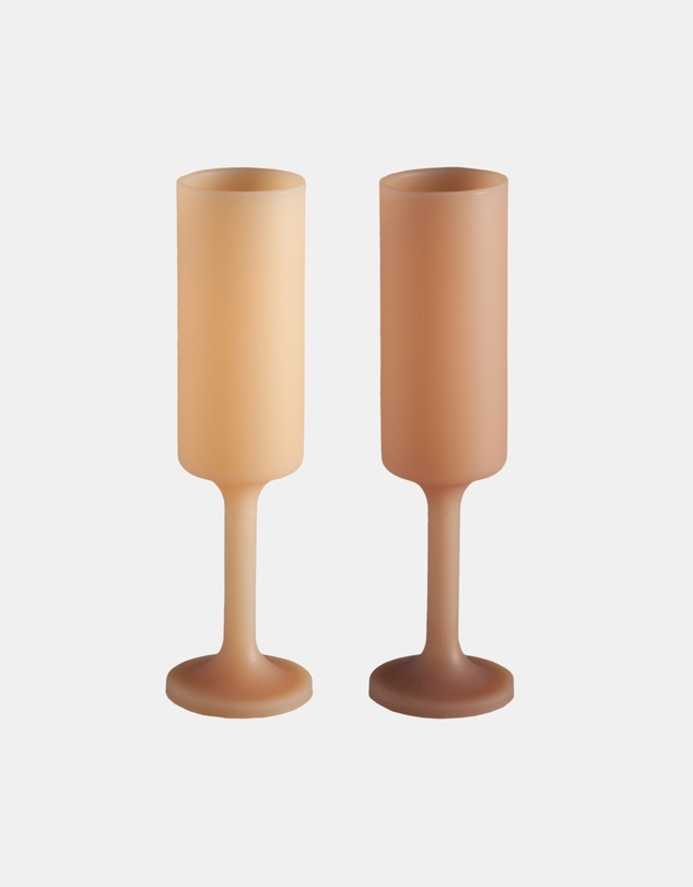 porter green - seff | silicone unbreakable champagne flutes