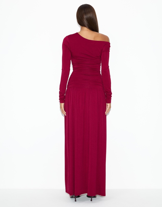 Dazie - She's All That LS Jersey Maxi Dress