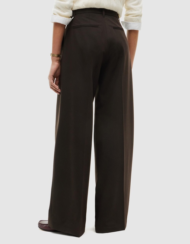 Tommy Hilfiger - Pleated Twill Wide Leg Trousers