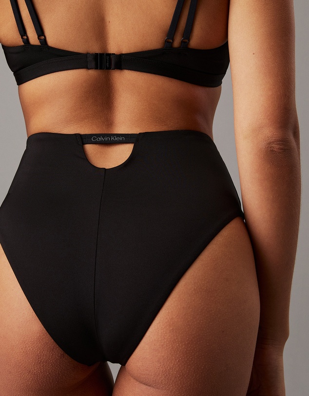 Calvin Klein - CK Split Elastic High Waisted Bikini Bottoms