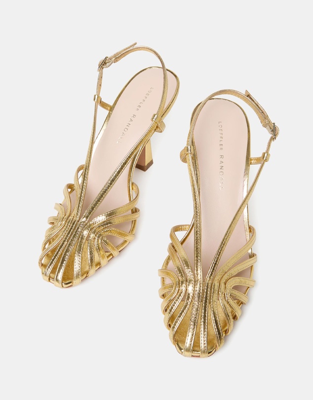 Loeffler Randall - Alexandra Lattice Slingback Sandals
