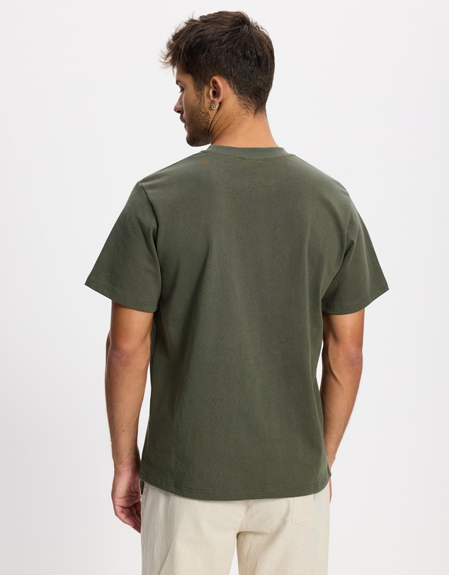 Rhythm - Heavy Vintage Embroidered SS T-Shirt
