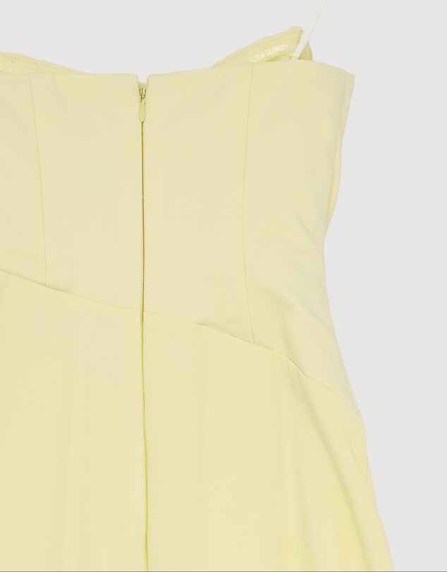 Revibe - Repaired Shona Joy Lani Strapless Corset Maxi Dress - AU 6