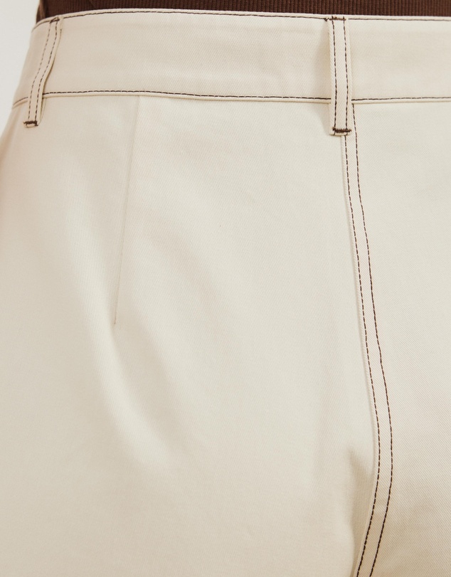 Atmos&Here - Cara Contrast Stitch Twill Shorts