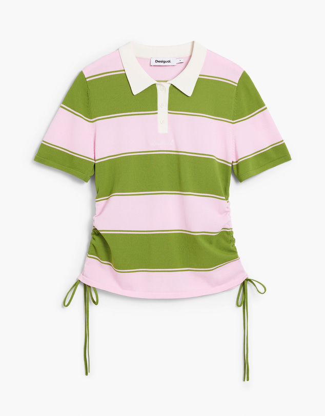 Desigual - Polo shirt with laces