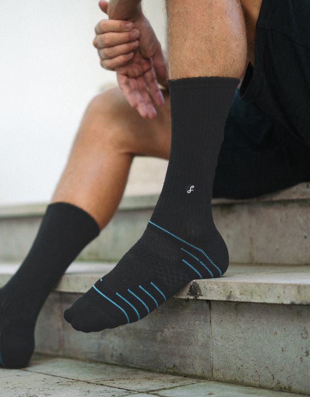 Swanky Socks - Charcoal Signature Sport