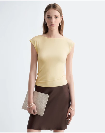 & Other Stories - Fitted Open-Back T-Shirt