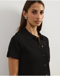 Atmos&Here - Sana Short Sleeve Knit Cardigan