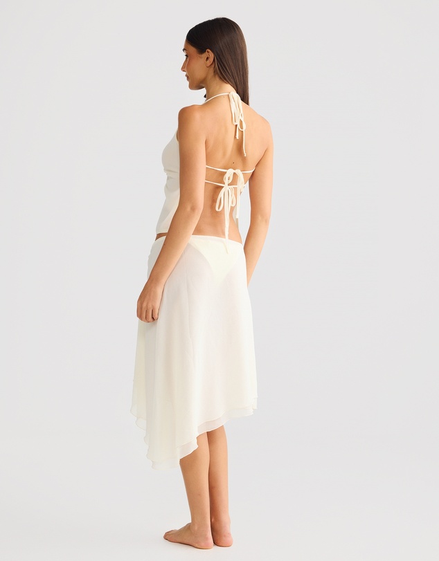 Vacay Swimwear - Aurelia Skirt Off-White