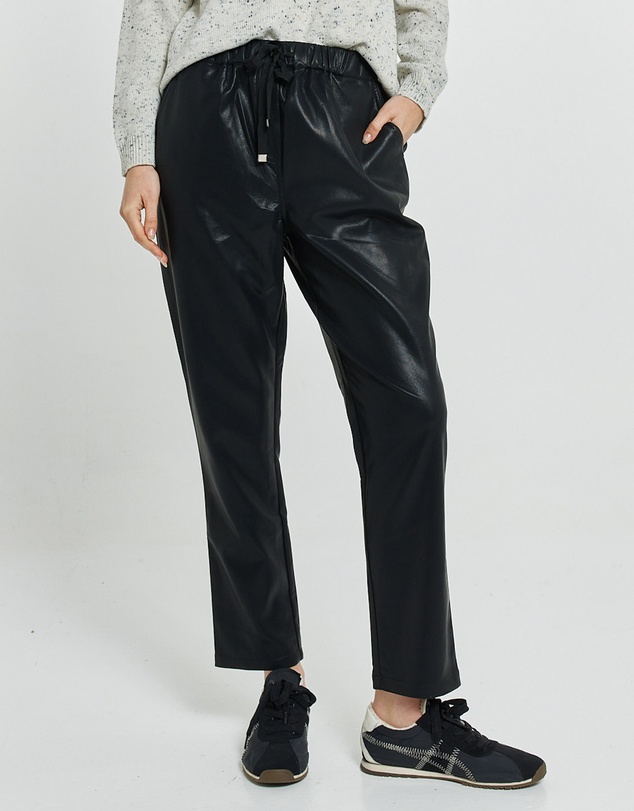 Betty Basics - Poppy PU Jogger