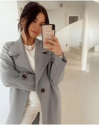 Esther & Co - Fireplace Coat - Grey