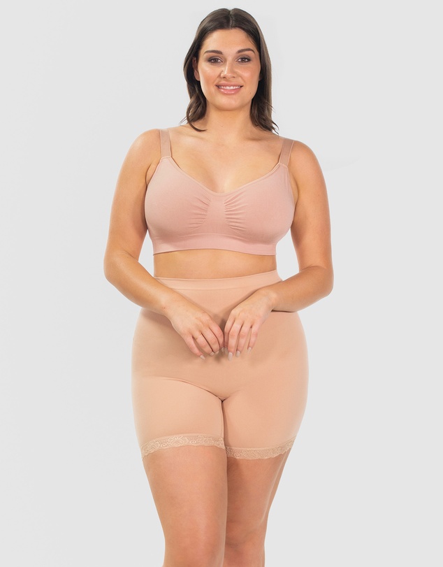 B Free Intimate Apparel - Wire-free Bamboo Padded Bra (B-C-D-DD-E-F-G-H) Cup