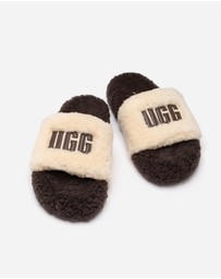 Ozwear Connection Uggs - Ugg Acacia Shearling Logo Slipper