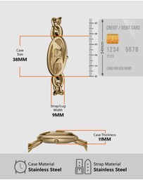 Diesel - D-Era Gold Tone Analogue Watch