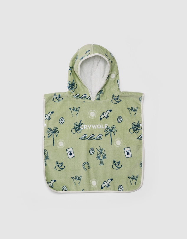 Crywolf - BABY HOODED TOWEL Lucky Days