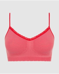 Billet Doux - Zen Attitude Crop Top Style Wirefree Bralette - 2 Pack