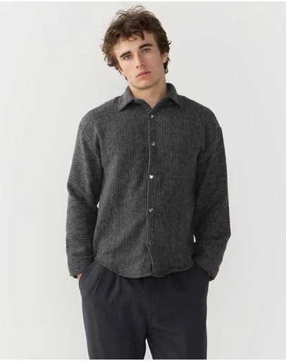 Justin Cassin - Frontline Stripped Thick Shirt