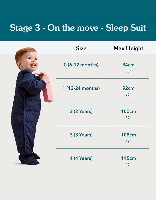 Love to Dream - Sleep Suit 3.5T Quilted Stretch Cotton Navy