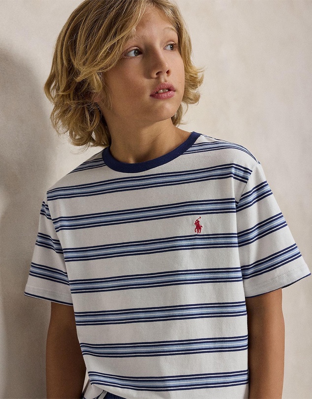Polo Ralph Lauren - Striped Cotton Jersey Tee - Teens