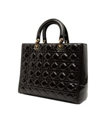 Pre-Loved by Azura Reborn - Pre-Loved Large Patent Cannage Lady Dior