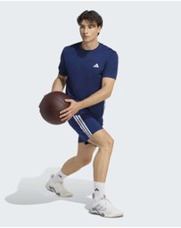 adidas Performance - WORKOUT ESSENTIALS BASE 3 STRIPES WOVEN SHORT Mens