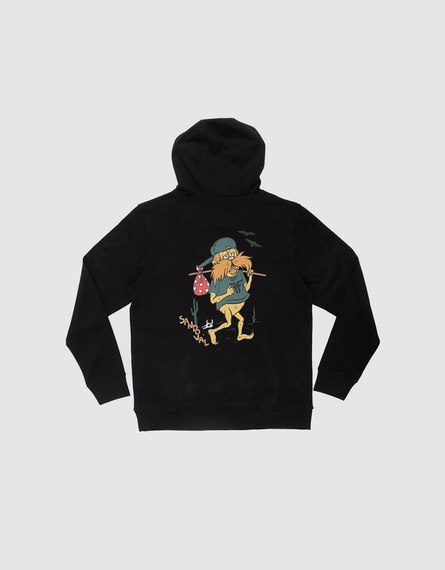 Fallen Footwear - Fallen Footwear Men Hoodie Tommy Sandoval Jumper Regular Fit Black/Yellow