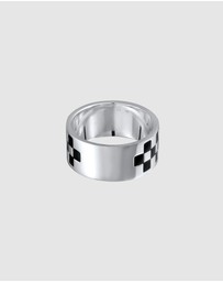 Kuzzoi - ICONIC EXCLUSIVE - Ring Male Silver 925 Sterling Silver Enamel