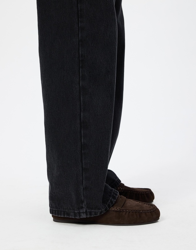 AERE - Slip On Suede Loafers - Women's