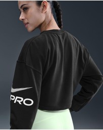 Nike - Pro Dri-FIT Loose Crew-Neck French Terry Sweatshirt