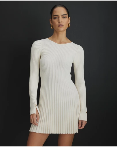 AERE - Organic Cotton Knit Mini Dress
