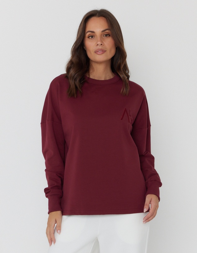 ALEXANDRA - Vire Jumper Red Wine