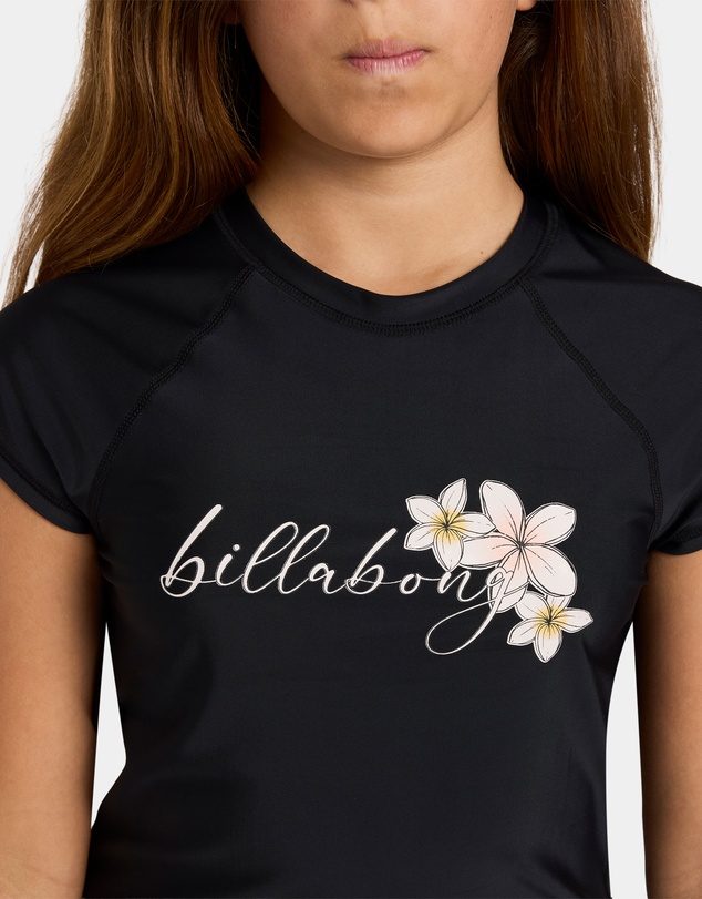Billabong - Girls 6 to 16 Bloom Crush Short Sleeve Rashguard