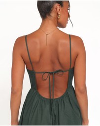 Petal & Pup - Savannah Maxi Dress - Forest Green