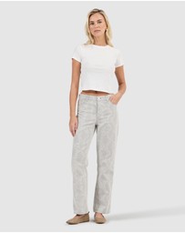 Rolla's - 90'S Boyfriend Jean - Python