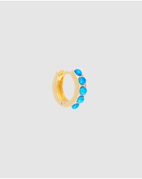 FAIRLEY - Indigo Opal Crystal Huggies