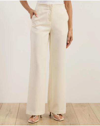 Atmos&Here - Vaila Tailored Wide Leg Pants